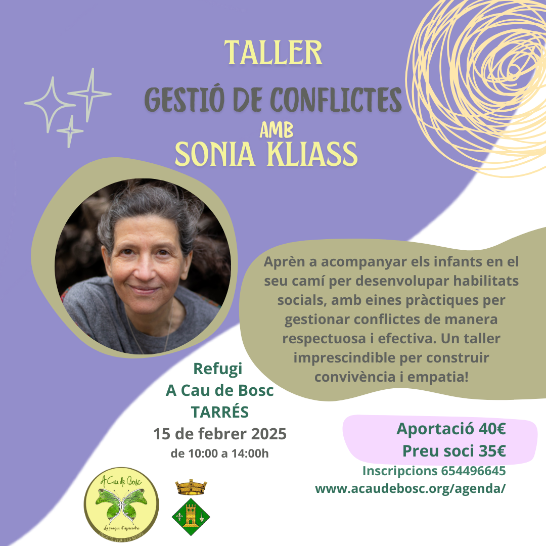 Taller de GESTIÓ DE CONFLICTES amb Sònia Kliass